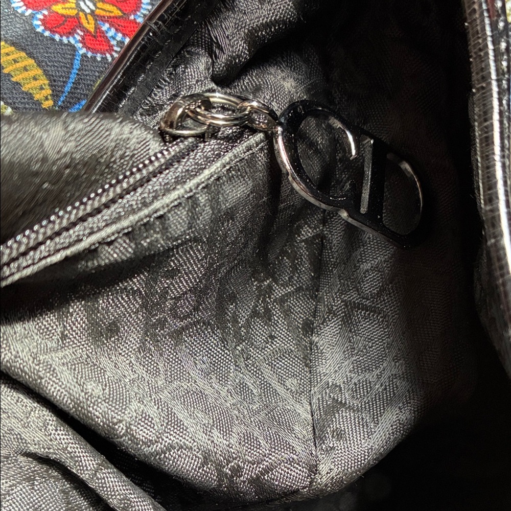 Christian Dior Floral Canvas and Leather Saddle Bag - Picture 17 of 17